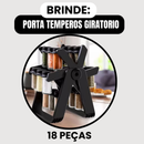 GrainEase™ - Dispenser de Alimentos Giratório 6 em 1 + BRINDE: Porta Tempero Giratório! [Oferta Limitada]🔥