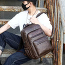 Mochila de Couro Masculina