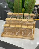 [PEDIDO ELAINE] - KIT 15 POTES + 15 COLHRES + BANDEJA + SALEIRO