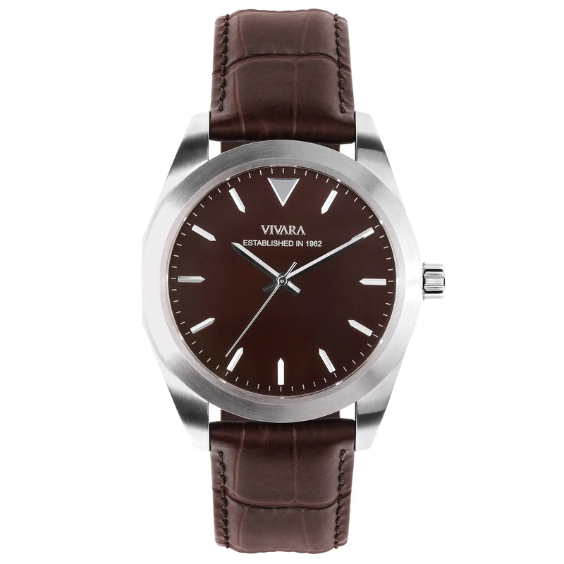 relogio vivara marron